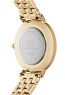 Montre Petite Roman Numerals 5 Link Gold