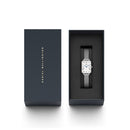Montre Quadro Roman Numerals Sterling White