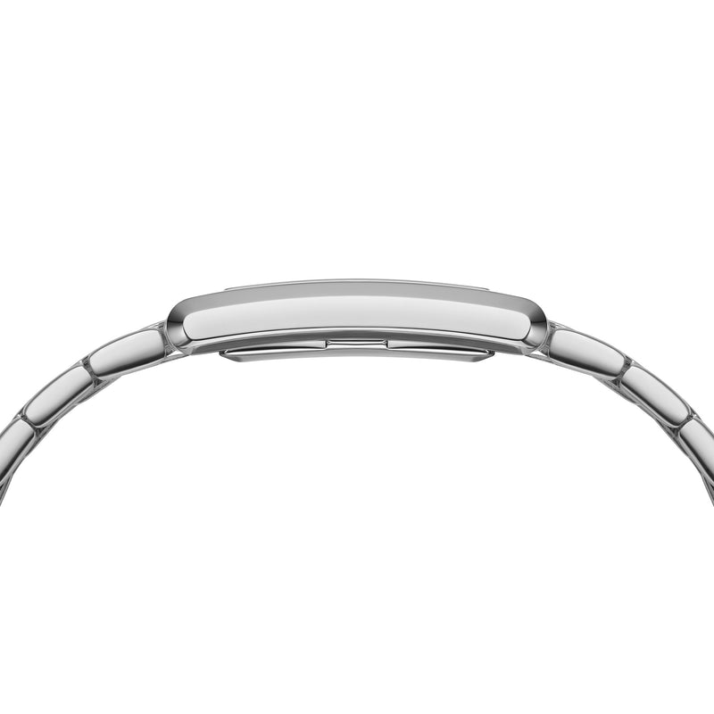 Montre Quadro Roman Numerals 5-link White