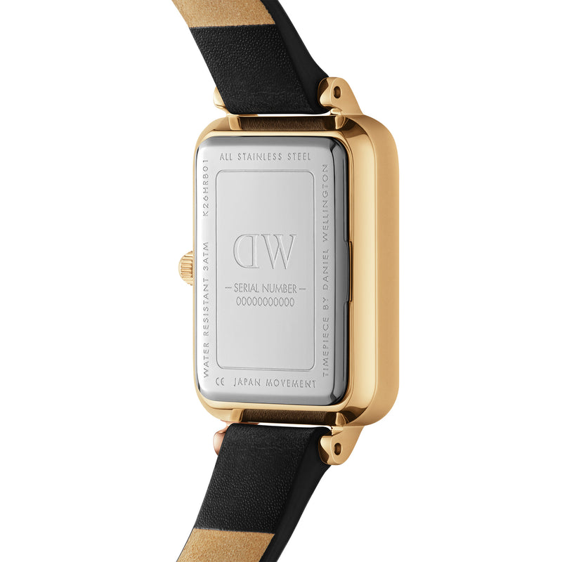Montre Quadro Roman Numerals Sheffield White