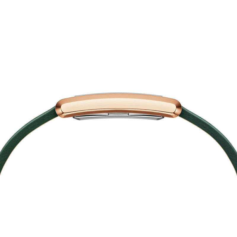 Montre Bound Crocodile Emerald Sunray Rose Gold