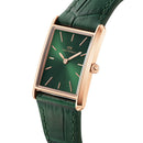 Montre Bound Crocodile Emerald Sunray Rose Gold