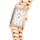 Bound 3-Link White Rose Gold Watch