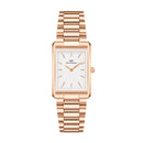 Bound 3-Link White Rose Gold Watch