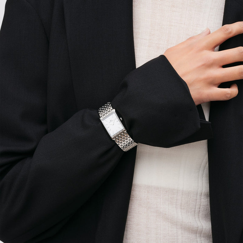Bound 9 Link Silver Watch