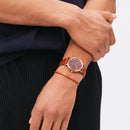 Classic Multi-Eye St Mawes Amber Rose Gold Watch