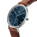 Reloj clásico de plata ártica St Mawes con múltiples ojos
