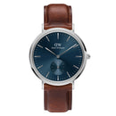 Reloj clásico de plata ártica St Mawes con múltiples ojos