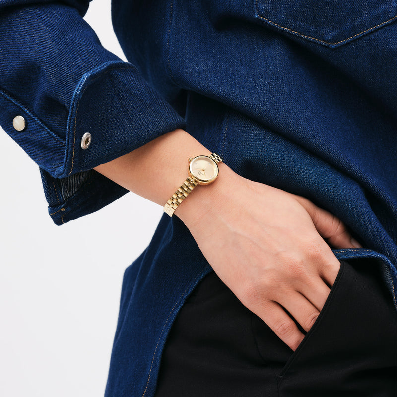 Elan Lumine Unitone Gold Watch