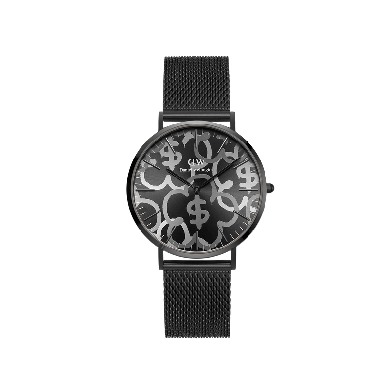 Classic Revival Rich Flower B Onyx Black Watch