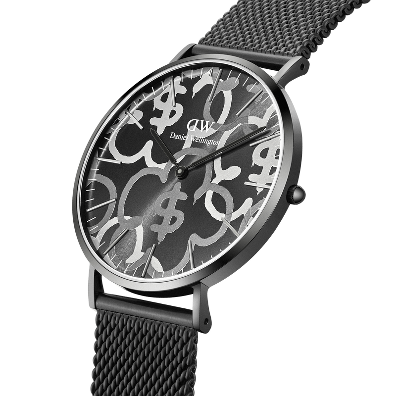 Classic Revival Rich Flower B Onyx Black Watch