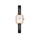 Reloj Quadro Mini Sheffield de oro rosa blanco