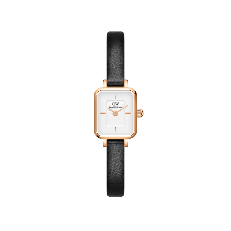 Reloj Quadro Mini Sheffield de oro rosa blanco