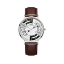 Reloj clásico plateado de Steven Harrington
