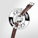 Reloj clásico plateado de Steven Harrington