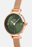 Montre Petite Mini Melrose Rose Gold Green