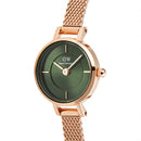 Montre Petite Mini Melrose Rose Gold Green