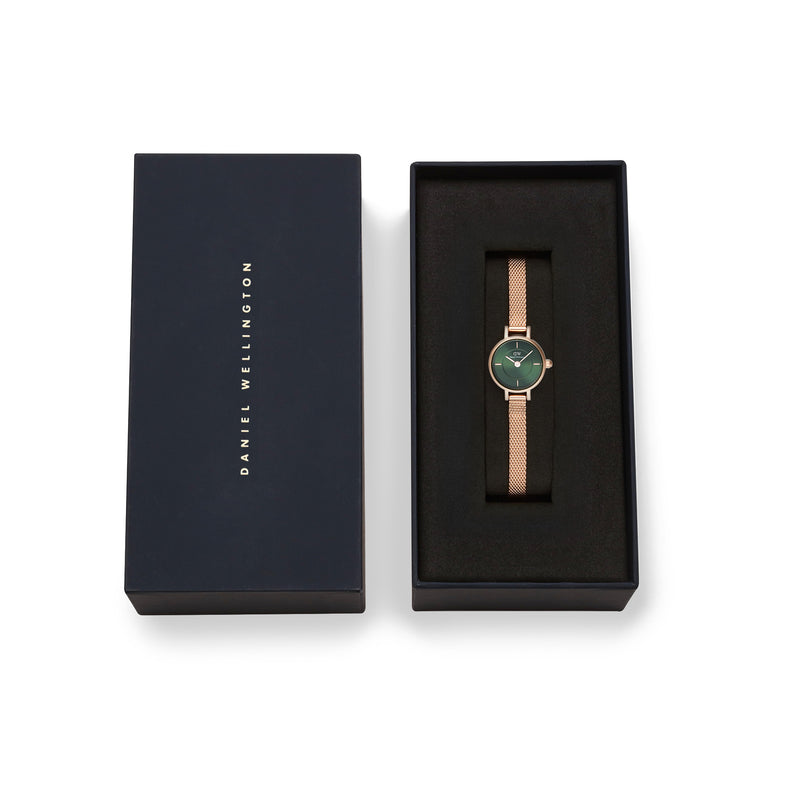 Montre Petite Mini Melrose Rose Gold Green