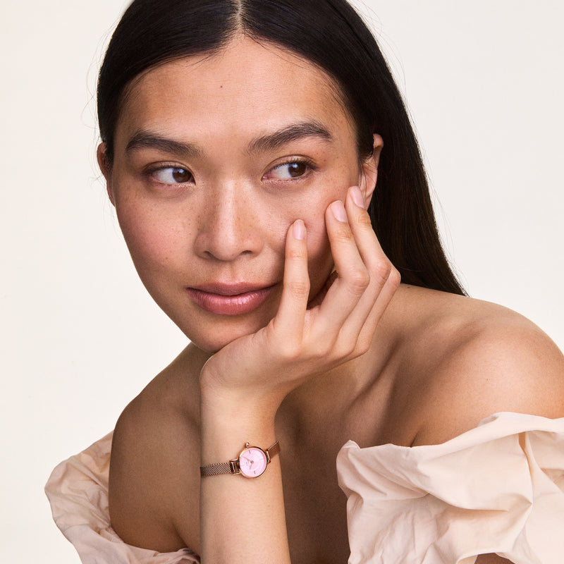 Montre Petite Mini Melrose Rose Gold Blush