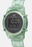 Montre Retro Digital Light Green