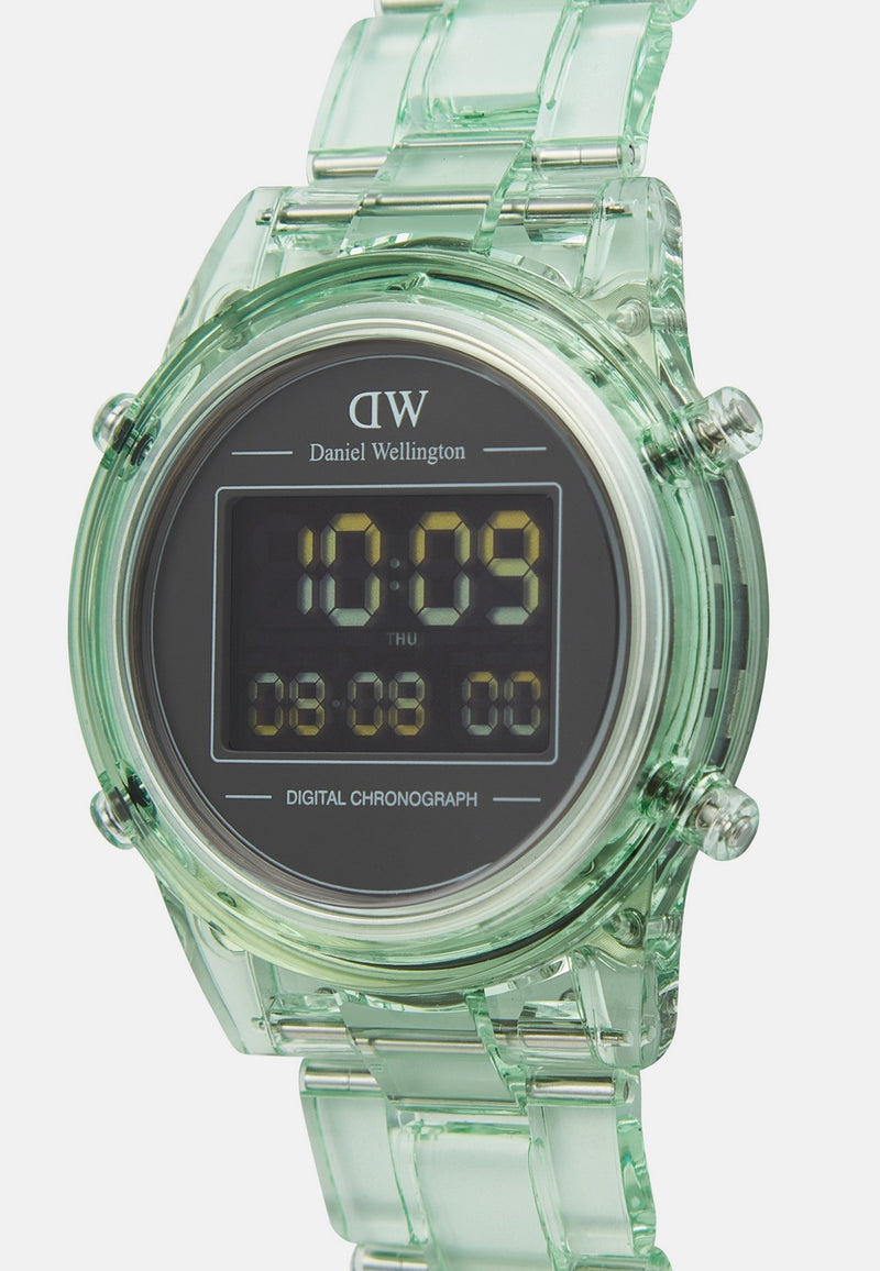 Montre Retro Digital Light Green