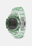 Montre Retro Digital Light Green