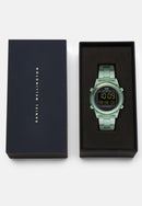 Montre Retro Digital Light Green