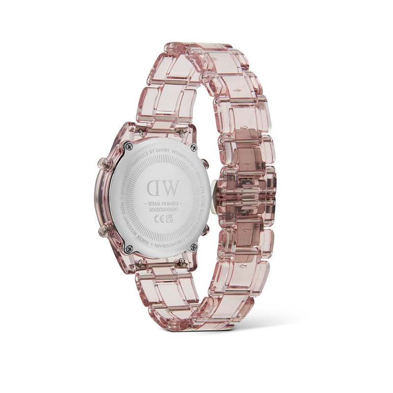Digital Watch Dark Pink Dark Pink