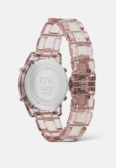 Digital Watch Dark Pink Dark Pink