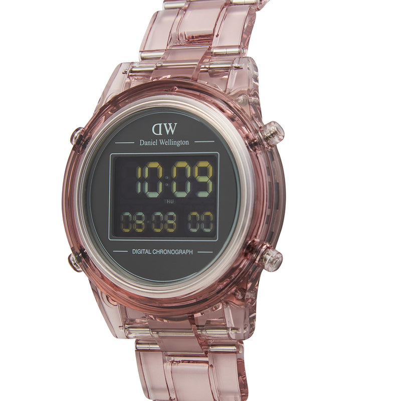 Digital Watch Dark Pink Dark Pink