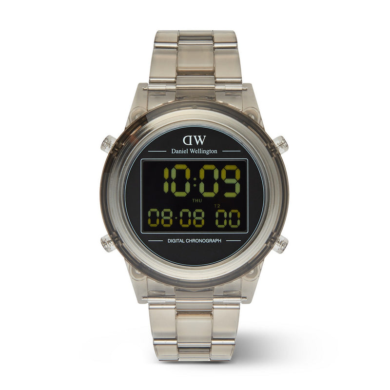 Montre Retro Digital Light Grey