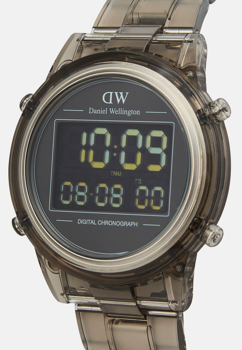 Montre Retro Digital Light Grey