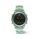 Reloj digital verde claro verde claro