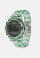 Reloj digital verde claro verde claro