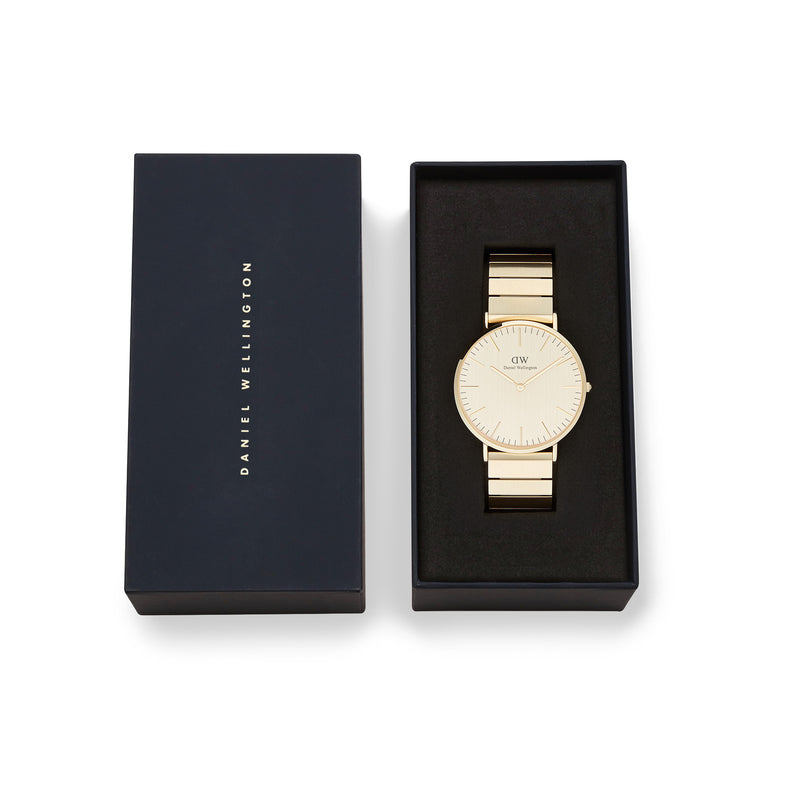 Montre Classic Everose Goldold Piano Brushed Gold