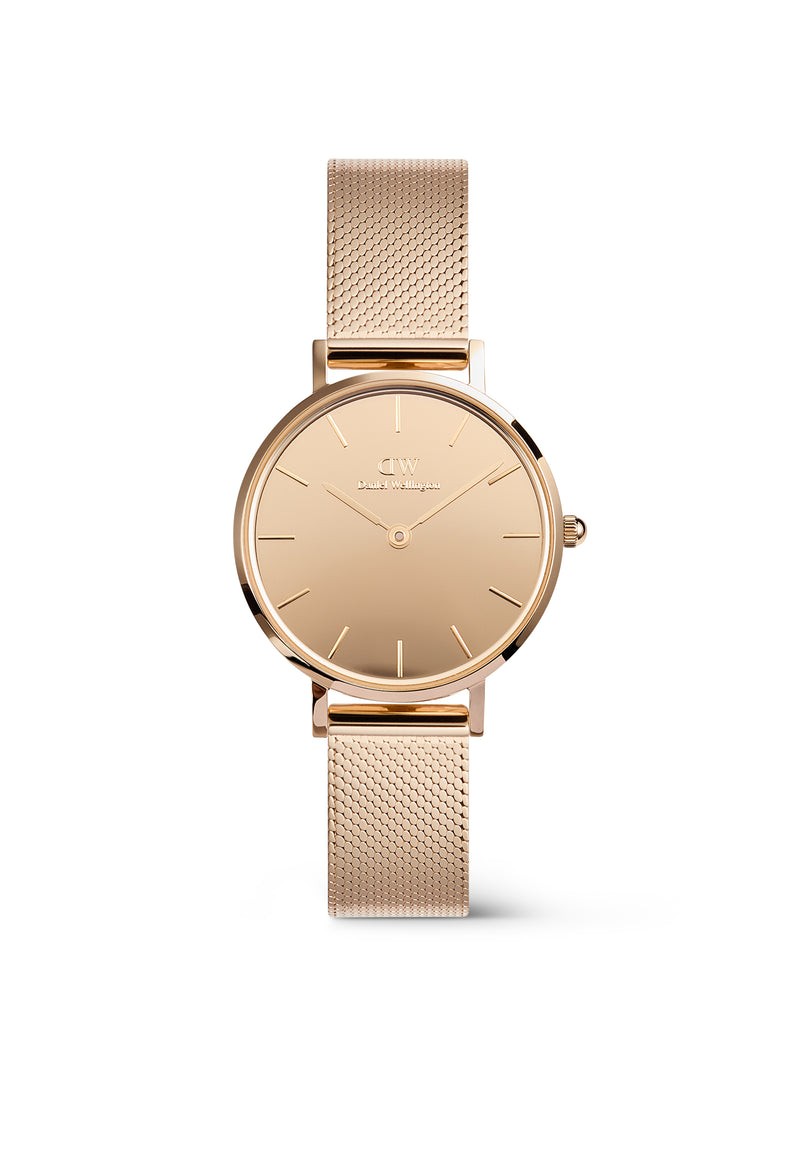 Reloj Petite Reflection de oro rosa