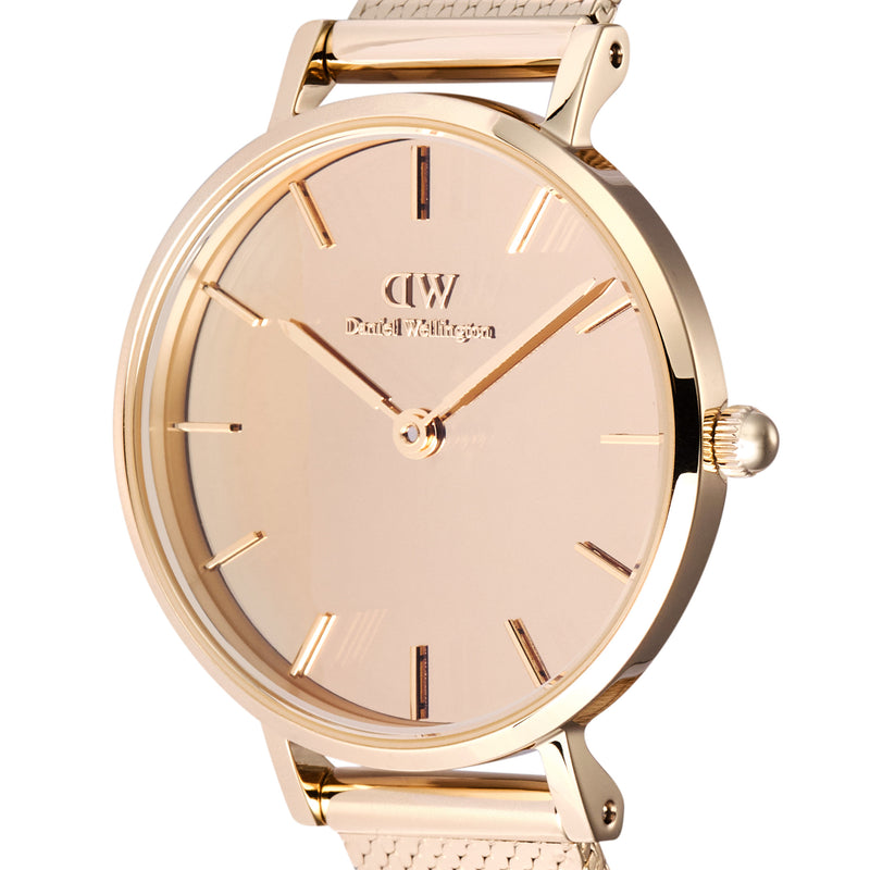 Reloj Petite Reflection de oro rosa