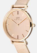 Reloj Petite Reflection de oro rosa