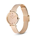 Reloj Petite Reflection de oro rosa