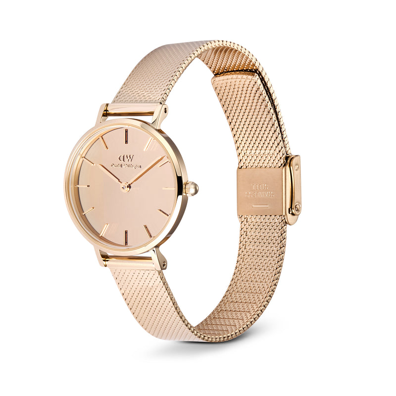 Reloj Petite Reflection de oro rosa