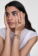 Petite Reflection Gold Watch