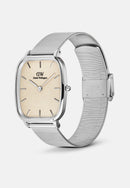 Marlon Sterling Wire Linen Silver Watch