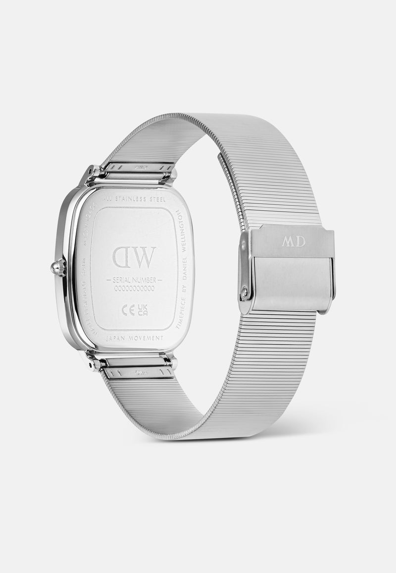 Marlon Sterling Wire Linen Silver Watch