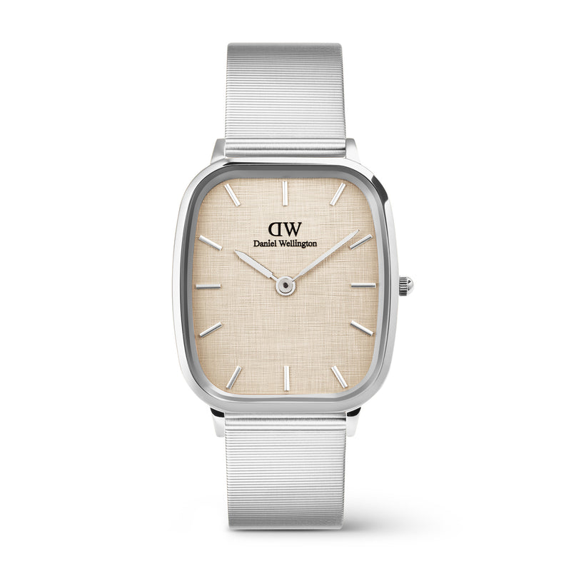 Marlon Sterling Wire Linen Silver Watch