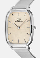 Marlon Sterling Wire Linen Silver Watch