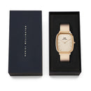 Marlon Melrose Wire Linen Rose Gold Watch