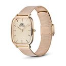 Marlon Melrose Wire Linen Rose Gold Watch