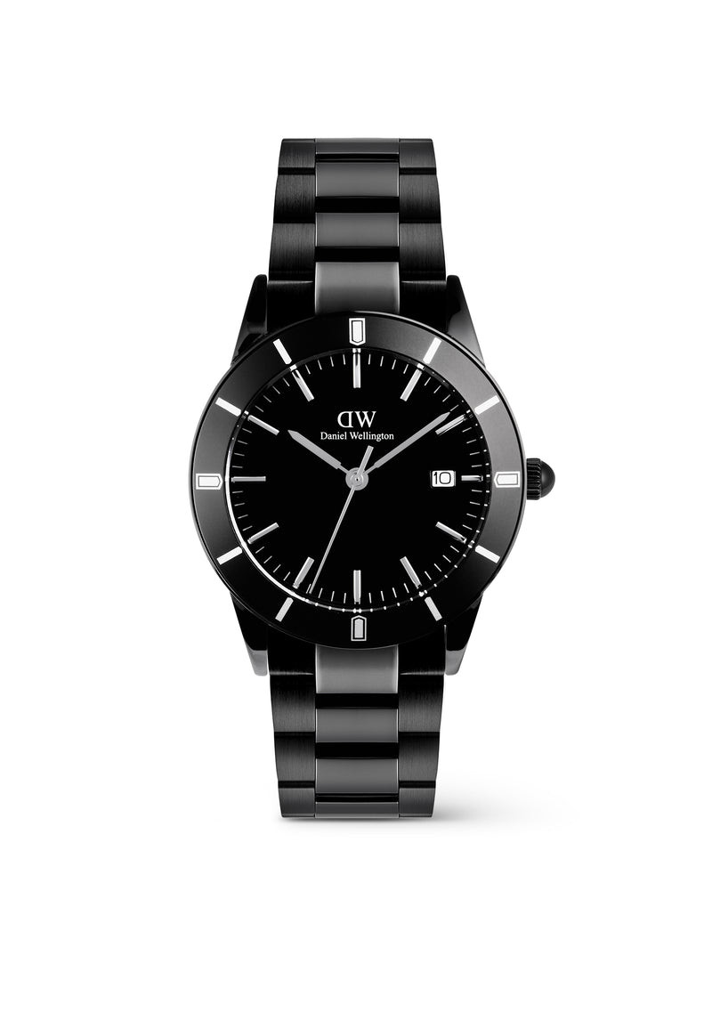 Iconic Paradigma Link Esmalte negro Bisel negro B Reloj negro