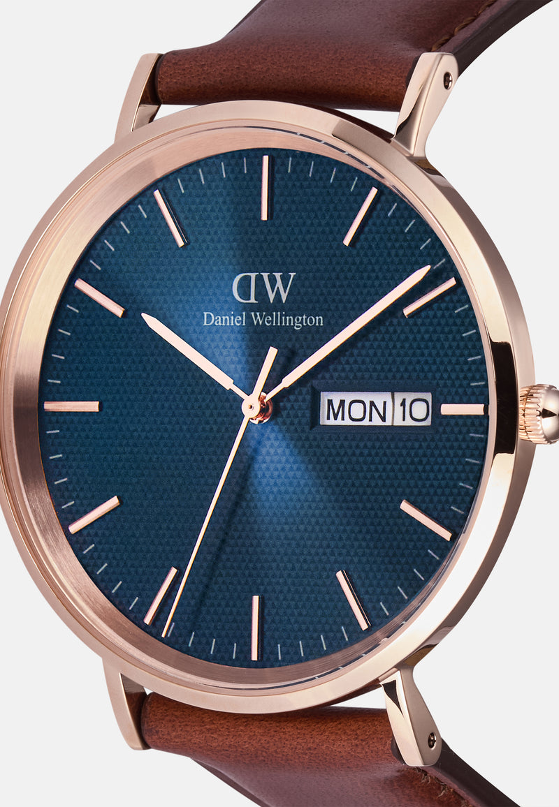 Classic Day Display St Mawes Actic Rose Gold Watch