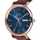 Classic Day Display St Mawes Actic Rose Gold Watch
